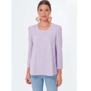 Tuckernuck Pomander place lavender bedford long sleeve blouse womens XS